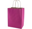 SOLID TINTED KRAFT SHOPPING BAGS